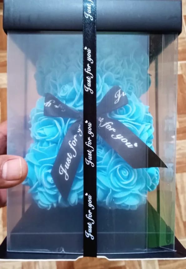 Customer photo review of (*Spring Sale*) Luxury Rose Bear With Gift Box 20cm
