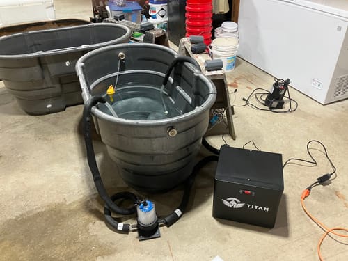 Customer photo review of All-in-one 1/3 HP Universal Cold Plunge Chiller Gen V
