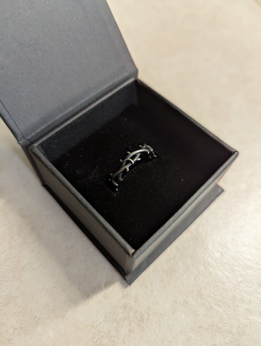 Customer photo review of Crown of Thorns Ring - RG208