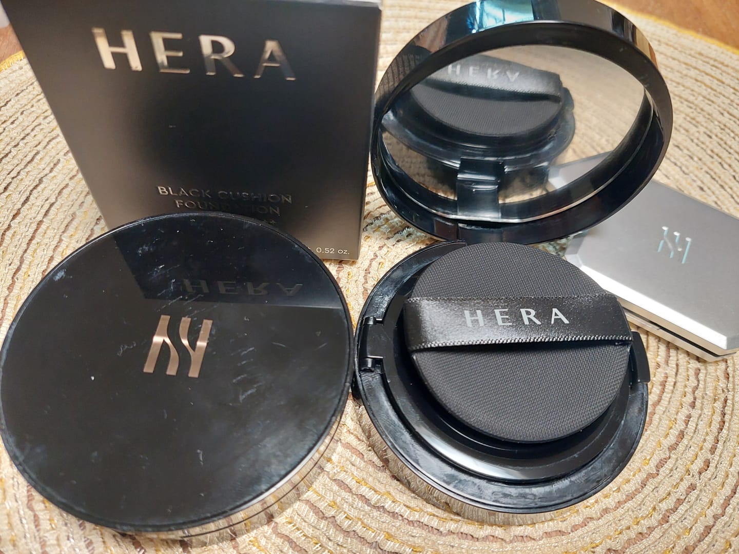Customer photo review of ブラック クッション ファンデーション （リフィル)