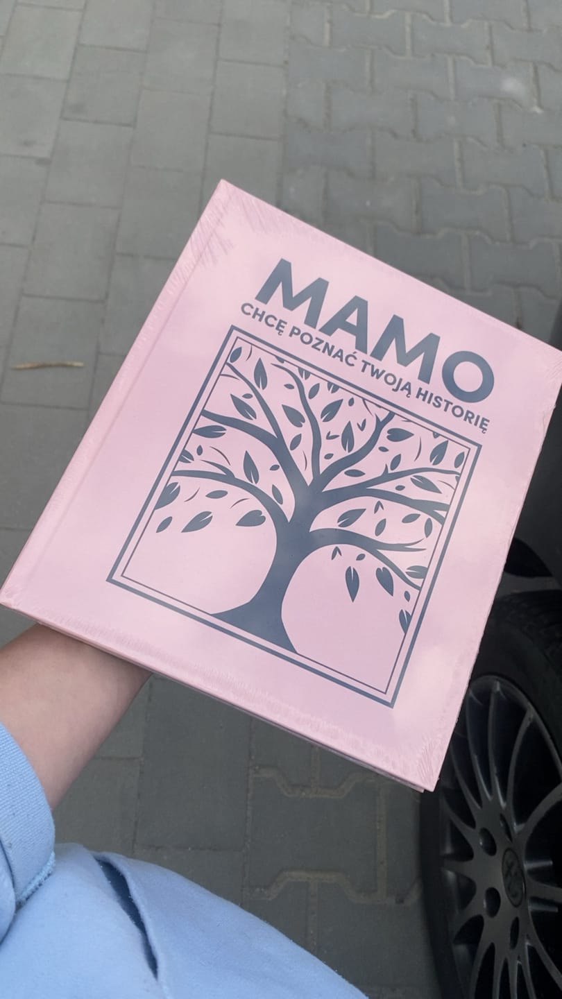 Customer photo review of MAMO chcę poznać Twoją historię - Książka na Pokolenia