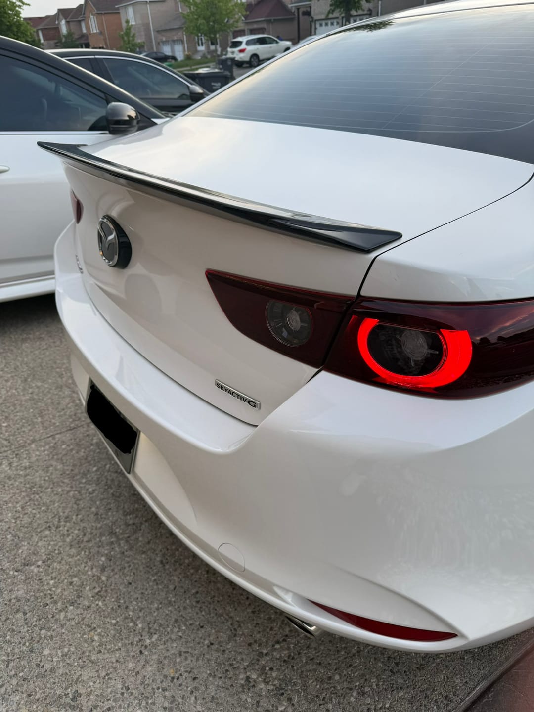 Customer photo review of OEM Style Trunk Spoiler - 2019-2025 Mazda 3 4th Gen Sedan