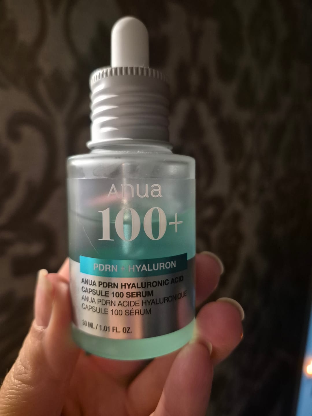Customer photo review of Serums ar PDRN mirdzuma piešķiršanai ādai Anua PDRN Hyaluronic Acid Capsule 100 Serum