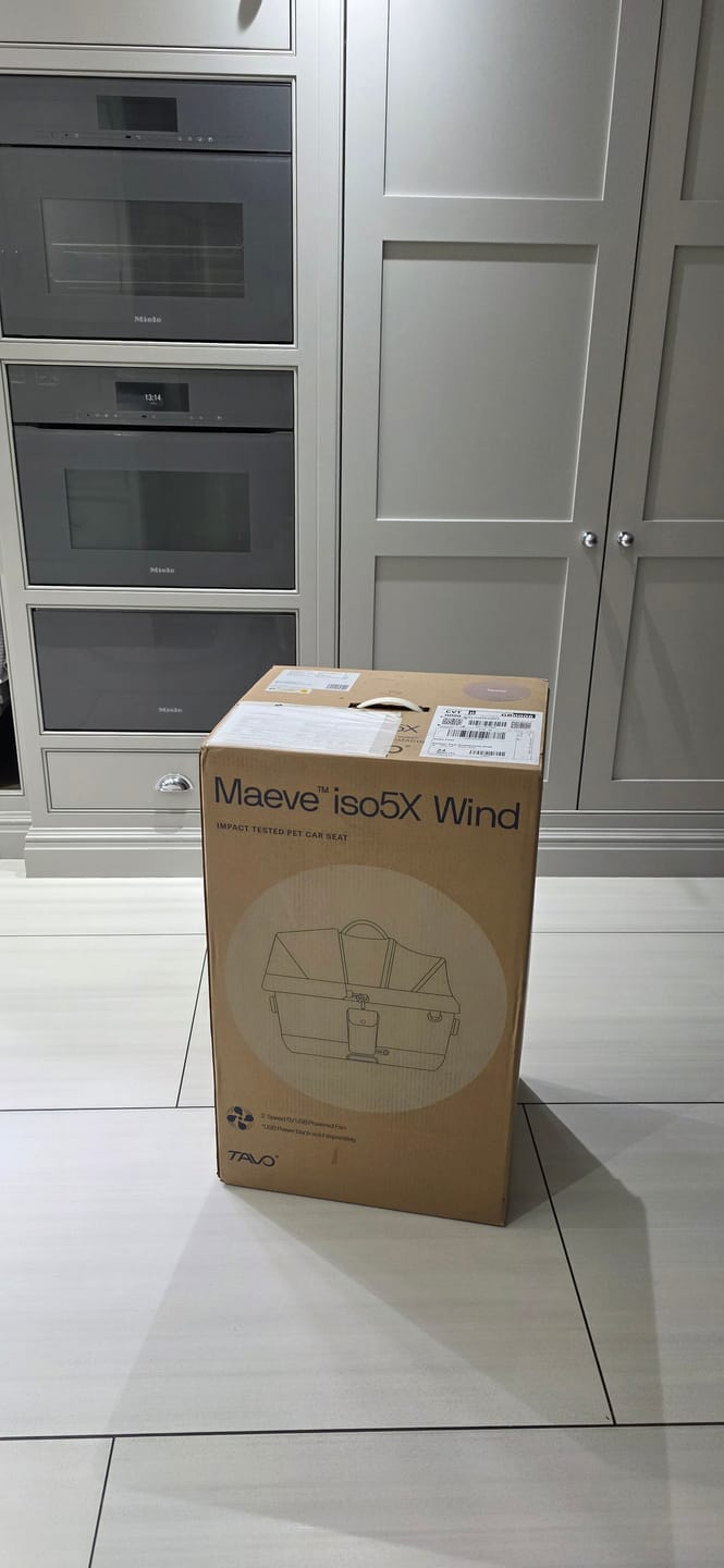 Customer photo review of Maeve ISO Wind - Viilentävä lemmikin ISOFIX turvaistuin