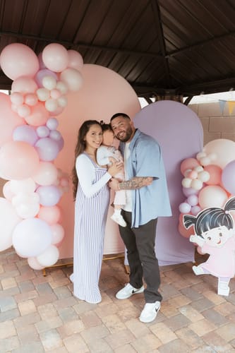 Customer photo review of Custom Balloon Garland Kit