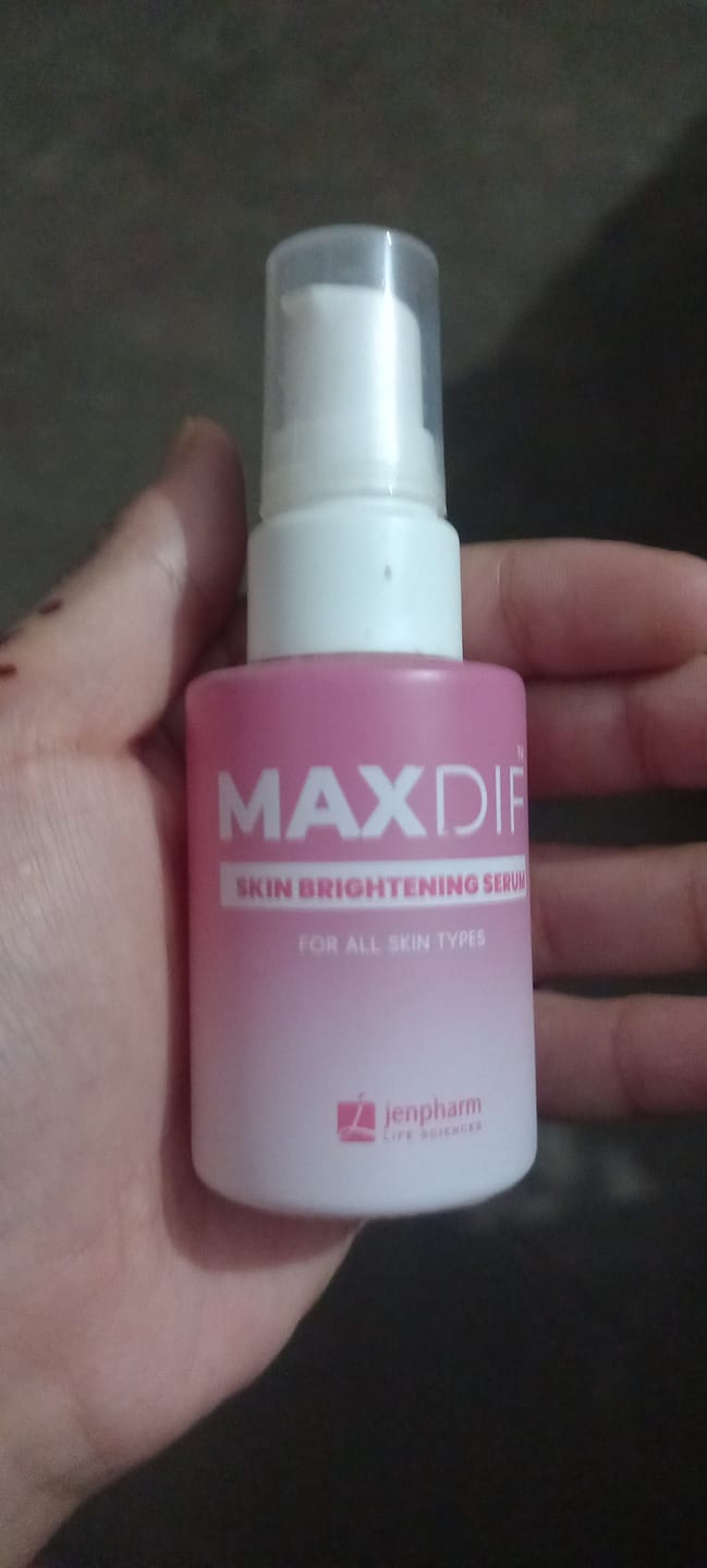 Customer photo review of Maxdif Brightening Serum