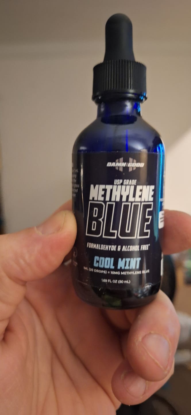 Customer photo review of Damn Good™ Methylene Blue Tincture - 50mL (30 Servings)