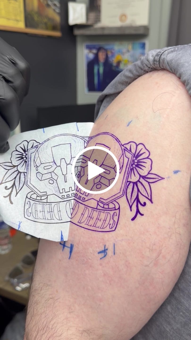 Customer video review of EMALLA INKDOT Wireless Tattoo Stencil Thermal Printer – Instant Phone-to-Stencil Printing