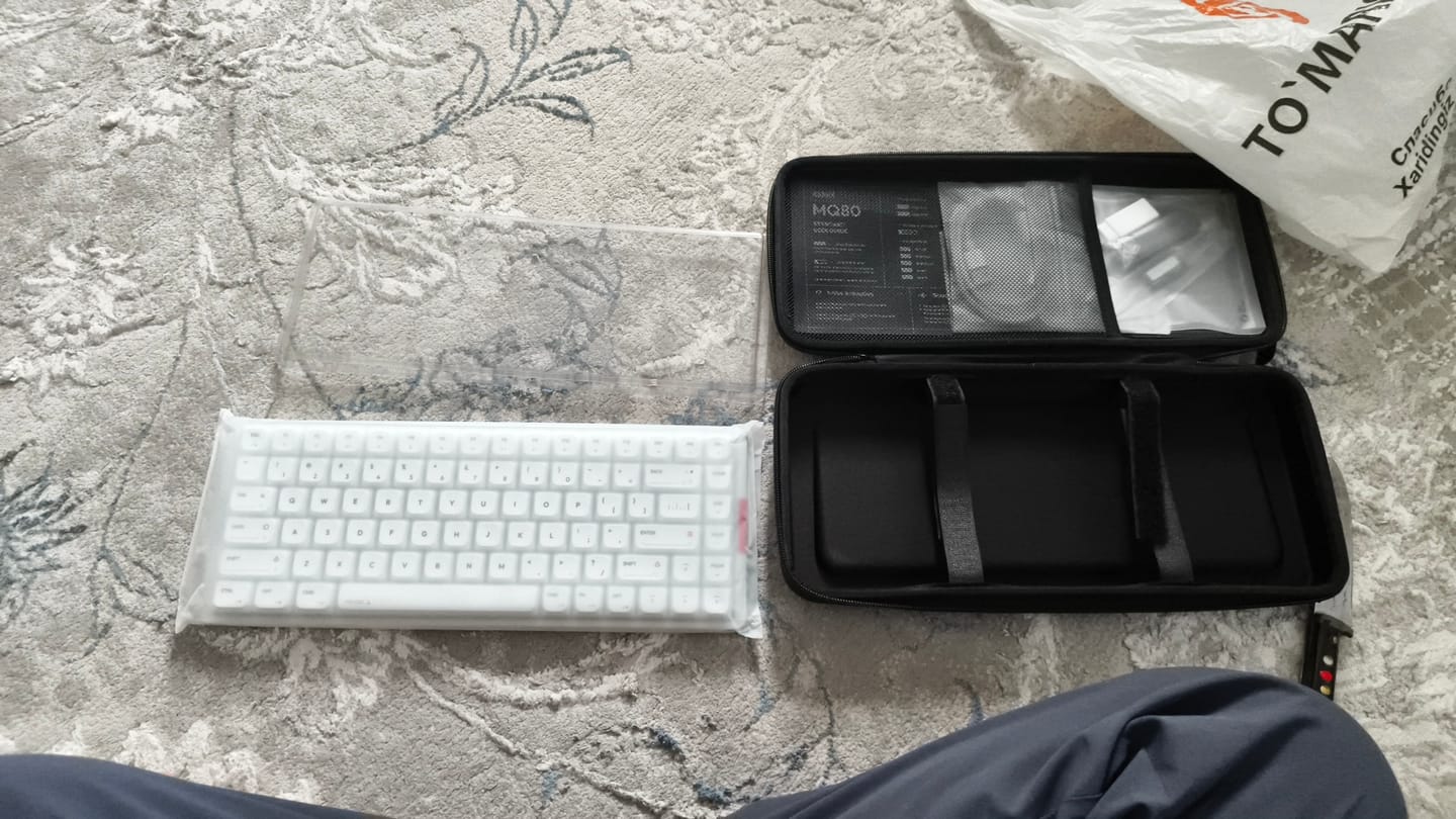 Customer photo review of IQUNIX MQ80 Aluminum Low Profile Mechanical Keyboard