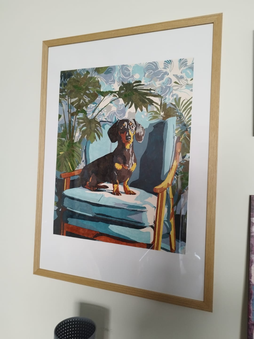 Customer photo review of A posing Dachshund | Paint by Number