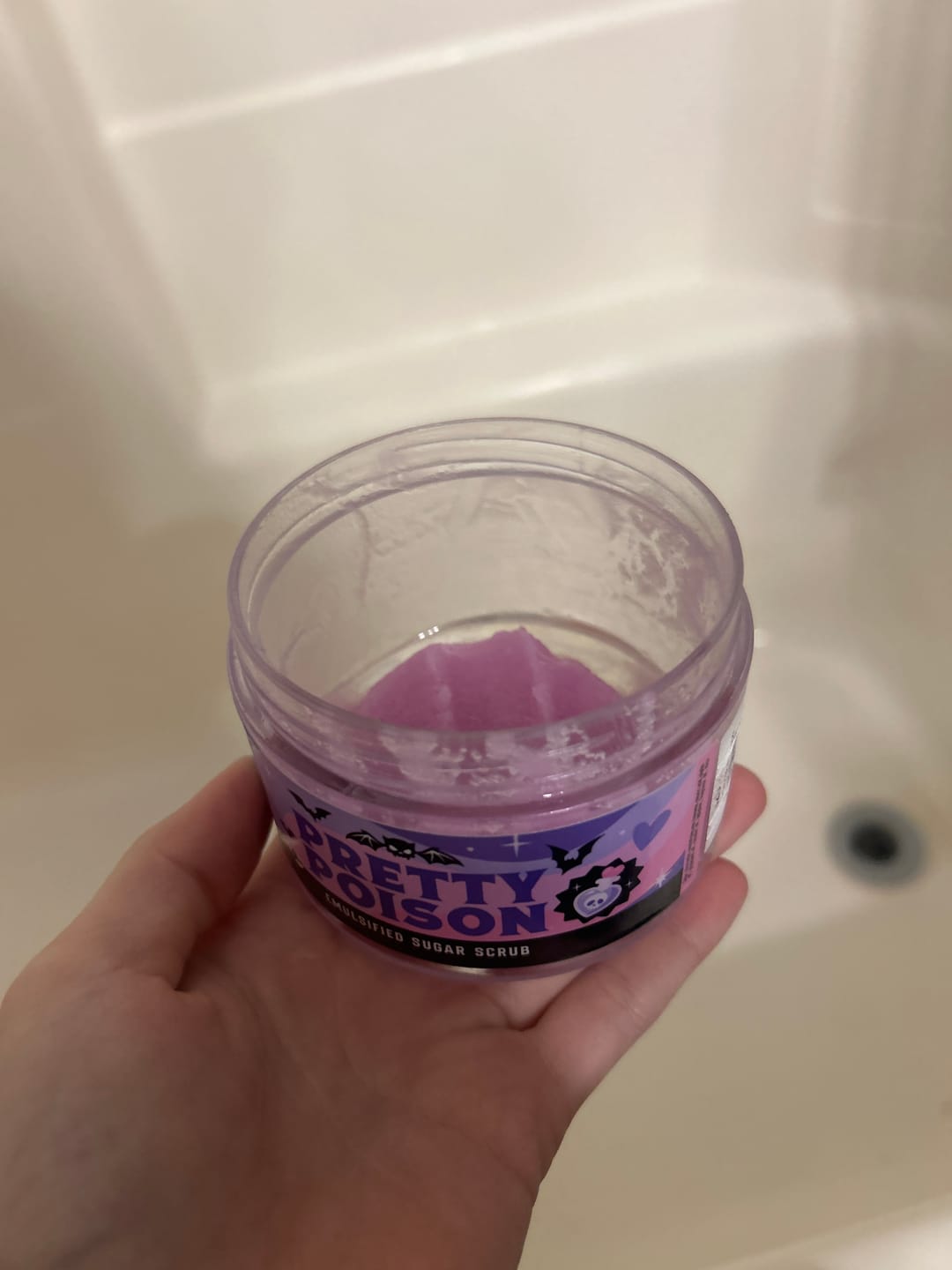 Customer photo review of Pretty Poison Slushie Scrub