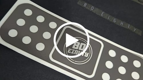 Customer video review of 80Eighty® Bandaid Vinyl Sticker