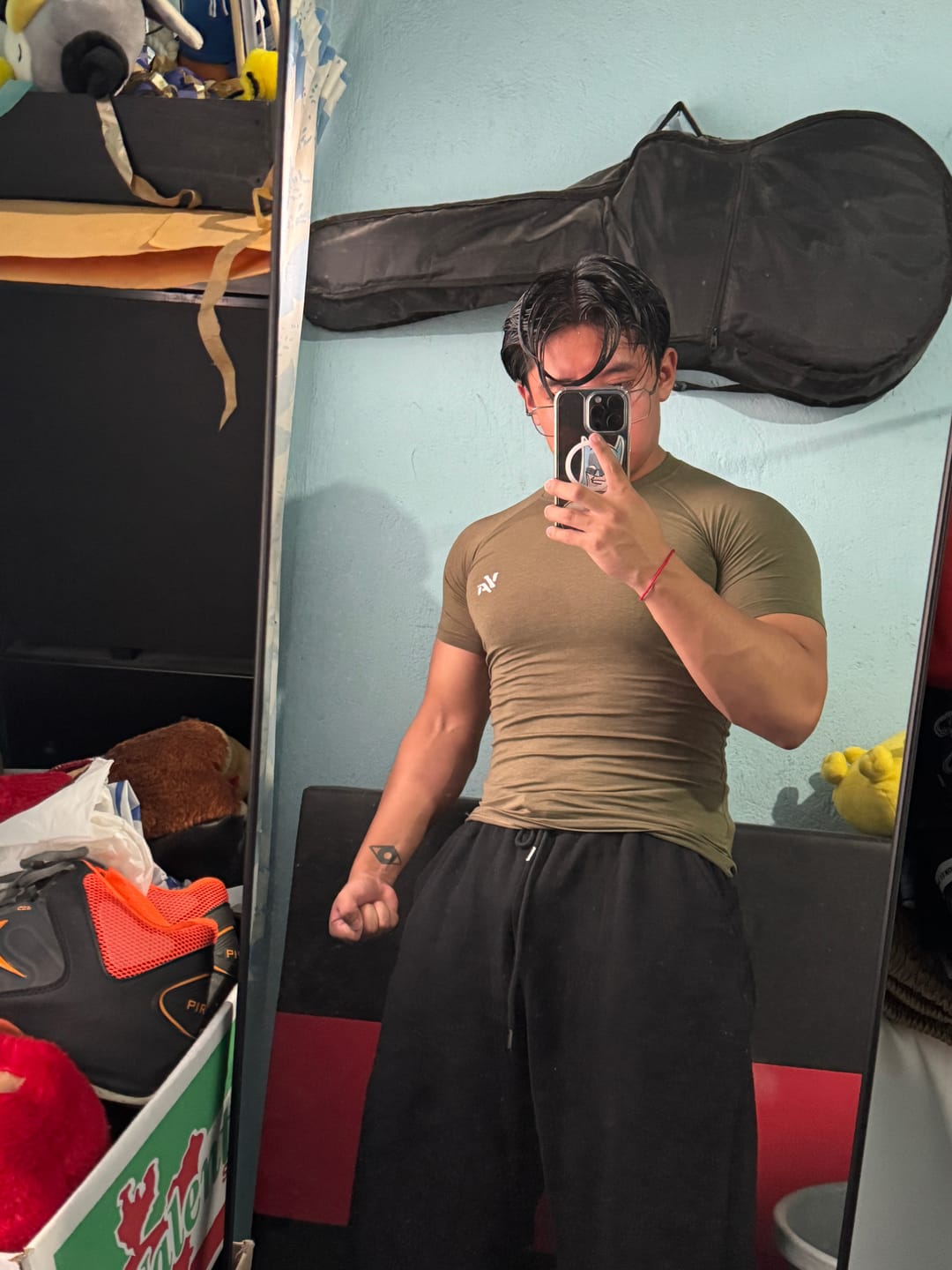 Customer photo review of 4016 - Natural Cotton Compression Tees