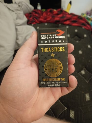 Customer photo review of Gold Spectrum THCA Sticks (6pk)