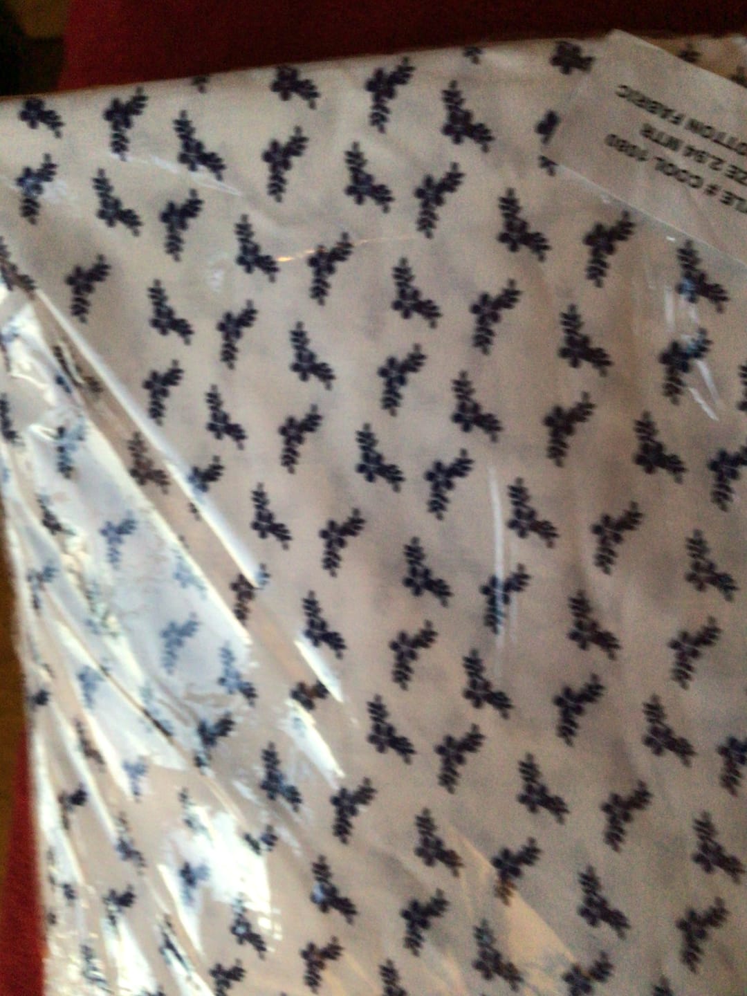 Customer photo review of FREE Christmas Gift: 3 Metres Printed 100% Cotton