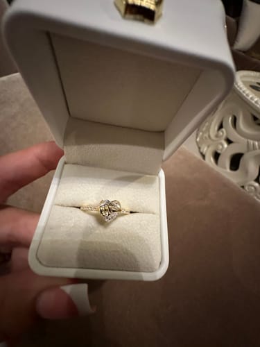 Customer photo review of Princess Bow Ring