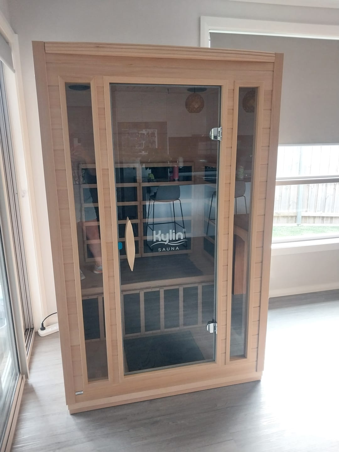 Customer photo review of Kylin Full Spectrum Low EMF Carbon Far Infrared Sauna 2 people - K8200 FS