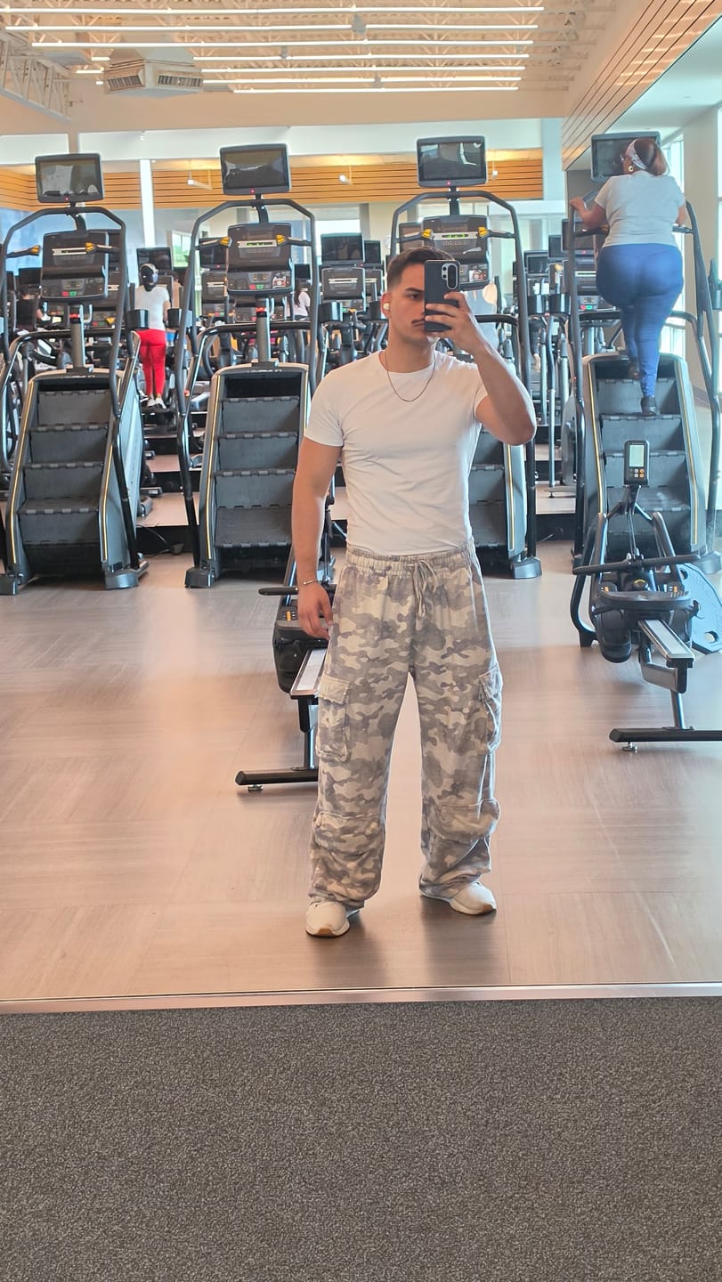 Customer photo review of 2033 - Heritage Camo Cargo Sweats