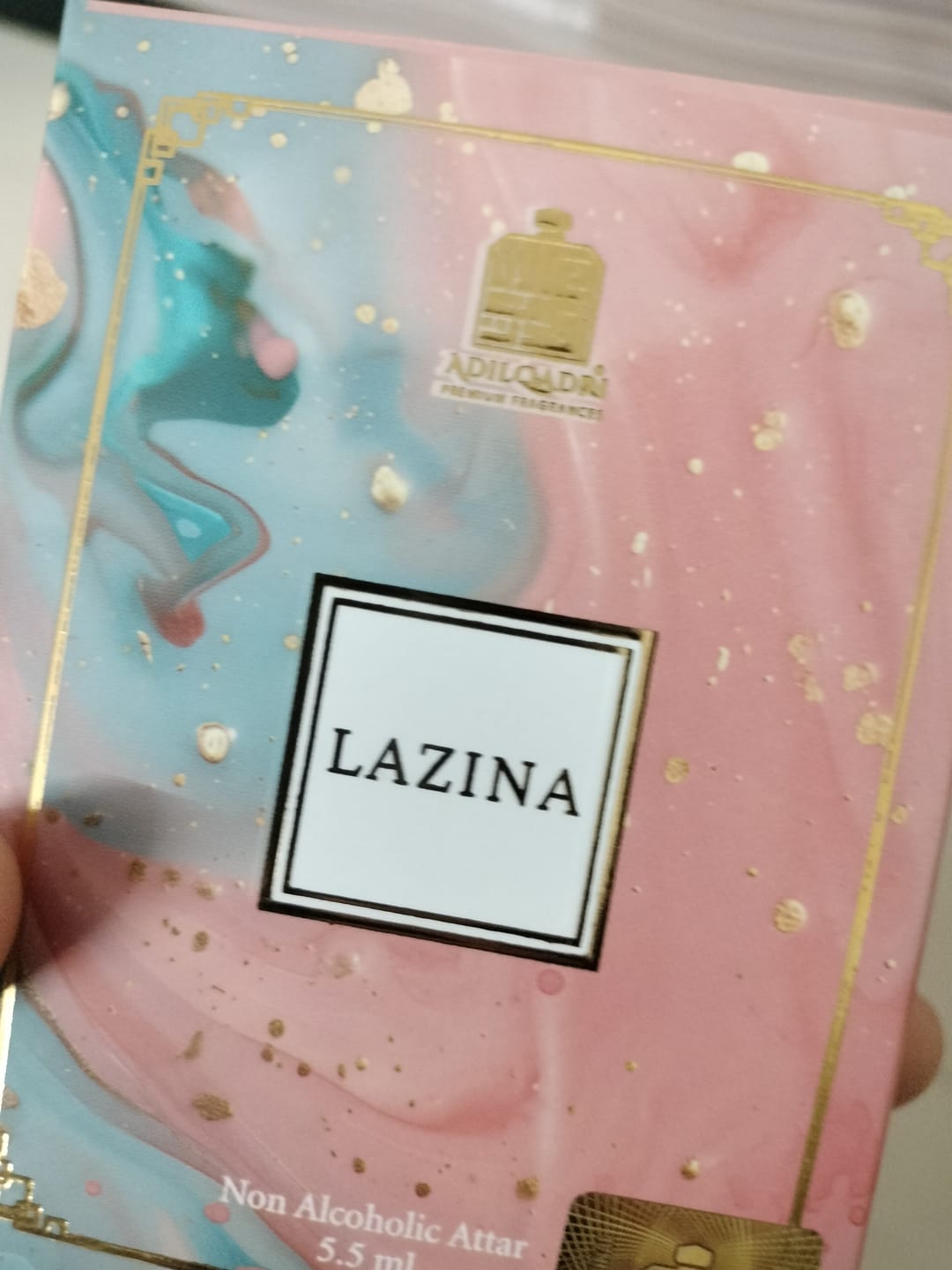Customer photo review of Lazina Luxury Attar Perfume 5.5 ML
