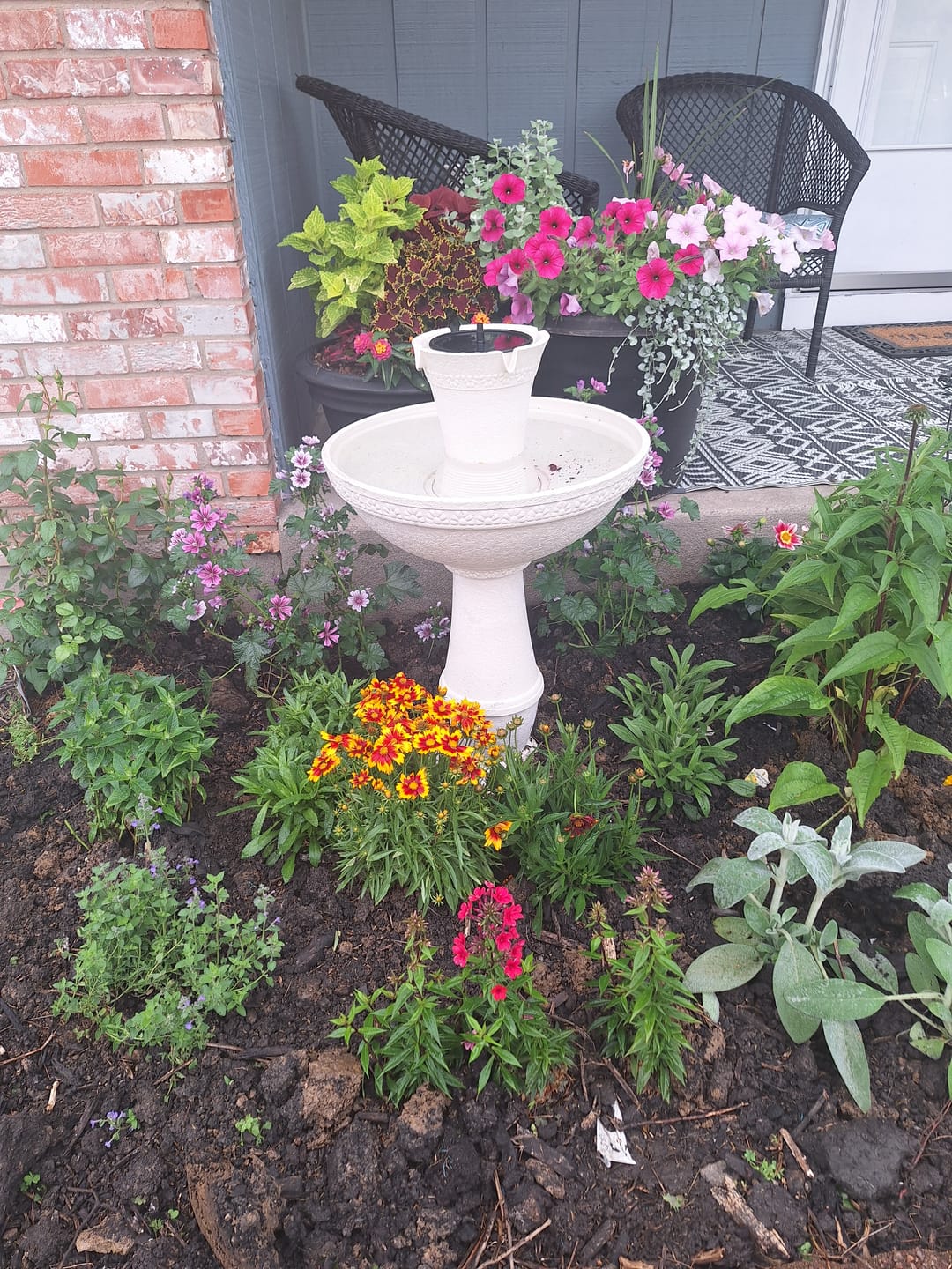 Customer photo review of Adria Cordless 8-in-1 Modular Fountain with Timer