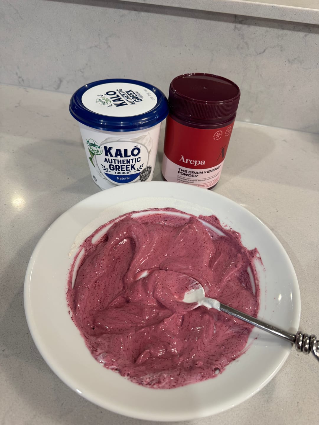Customer photo review of The Brain x Energy Powder⁺