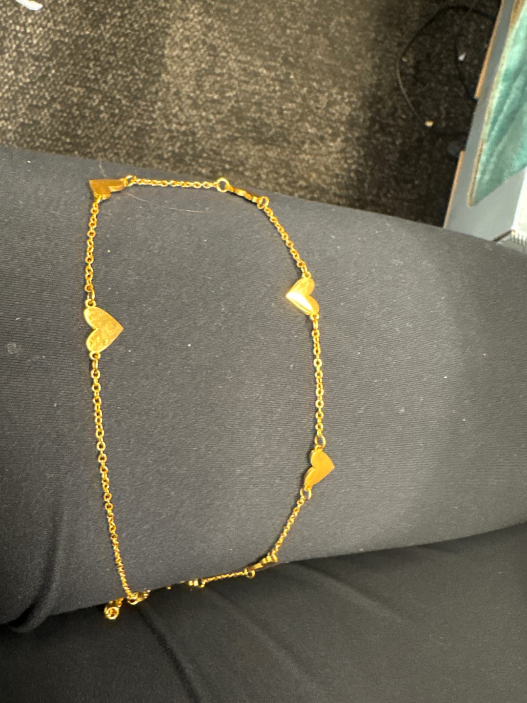 Customer photo review of The Hearts Necklace