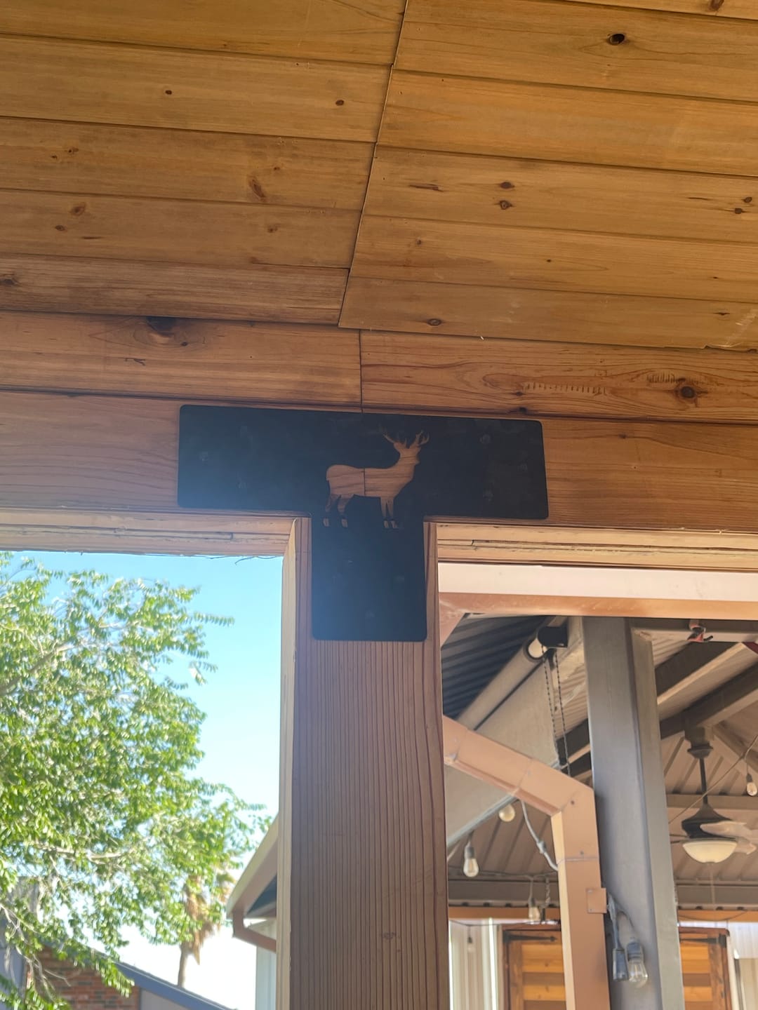 Customer photo review of Standard 6" T Bracket With Design Options