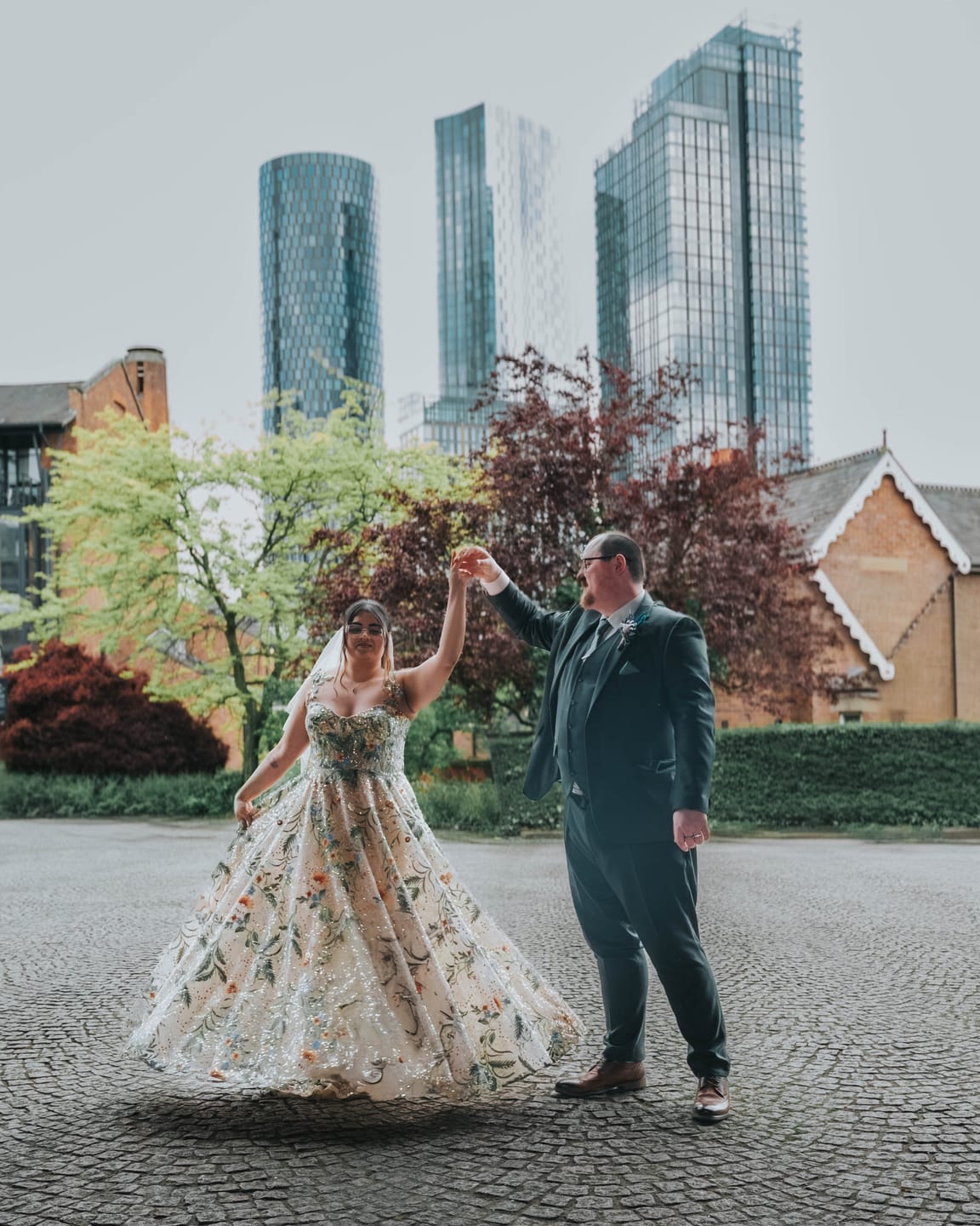 Customer photo review of Whispering Forest Corset Gown