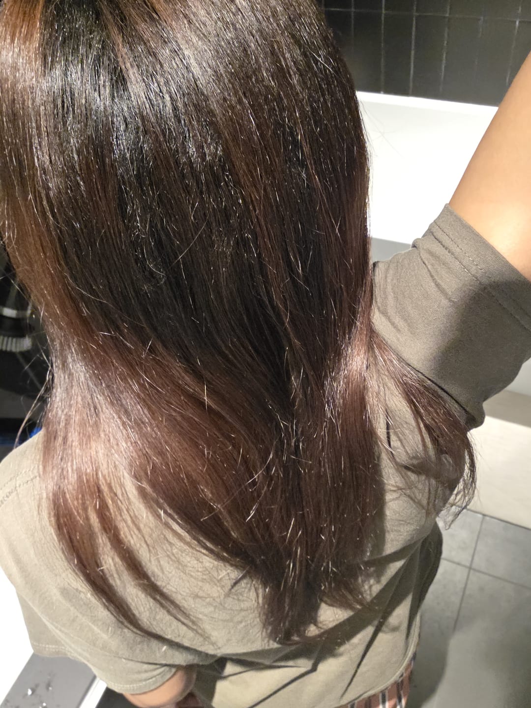 Customer photo review of Mend & Hydrate Leave-In Conditioner