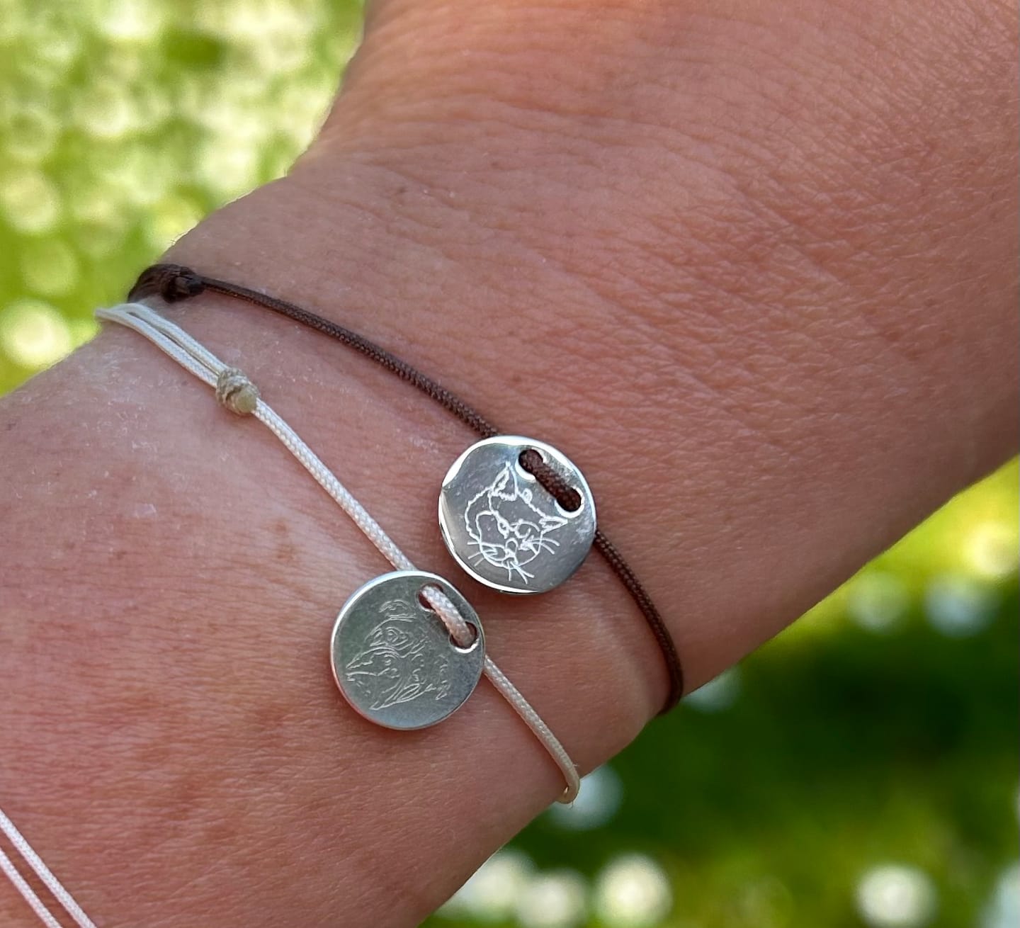 Customer photo review of Custom Friendship Bracelet