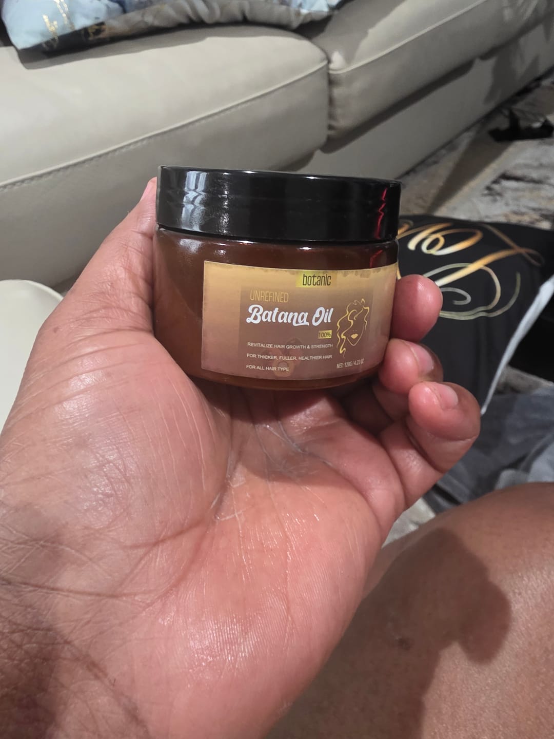 Customer photo review of Batana Oil