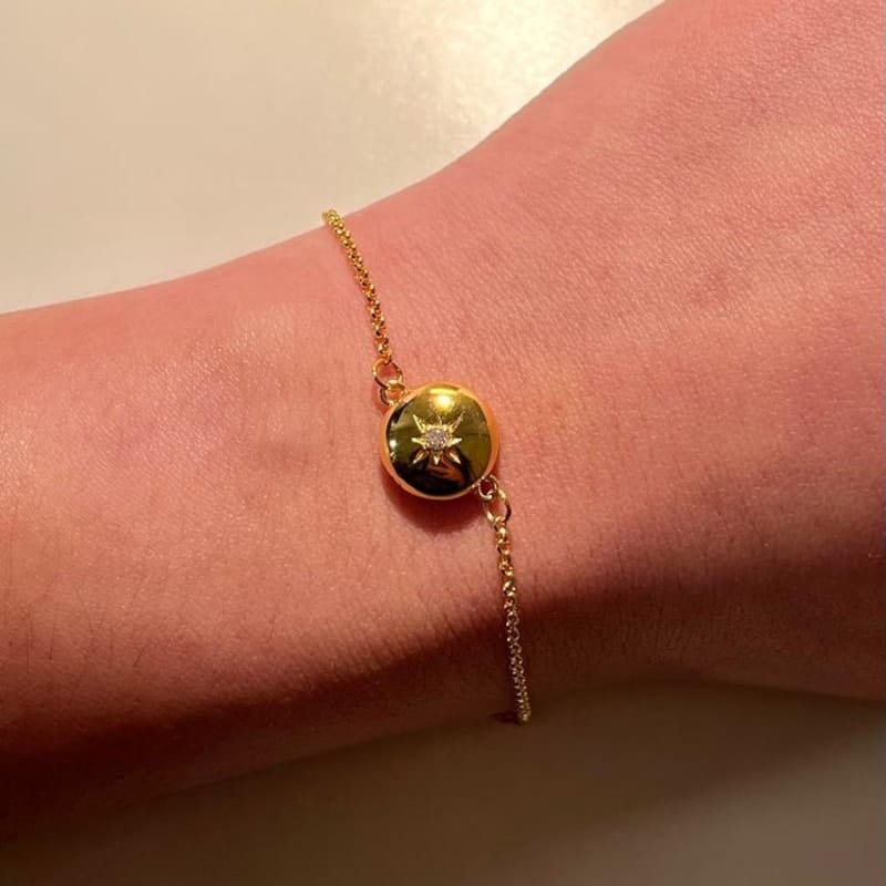 Customer photo review of Custom Photo Locket Bracelet