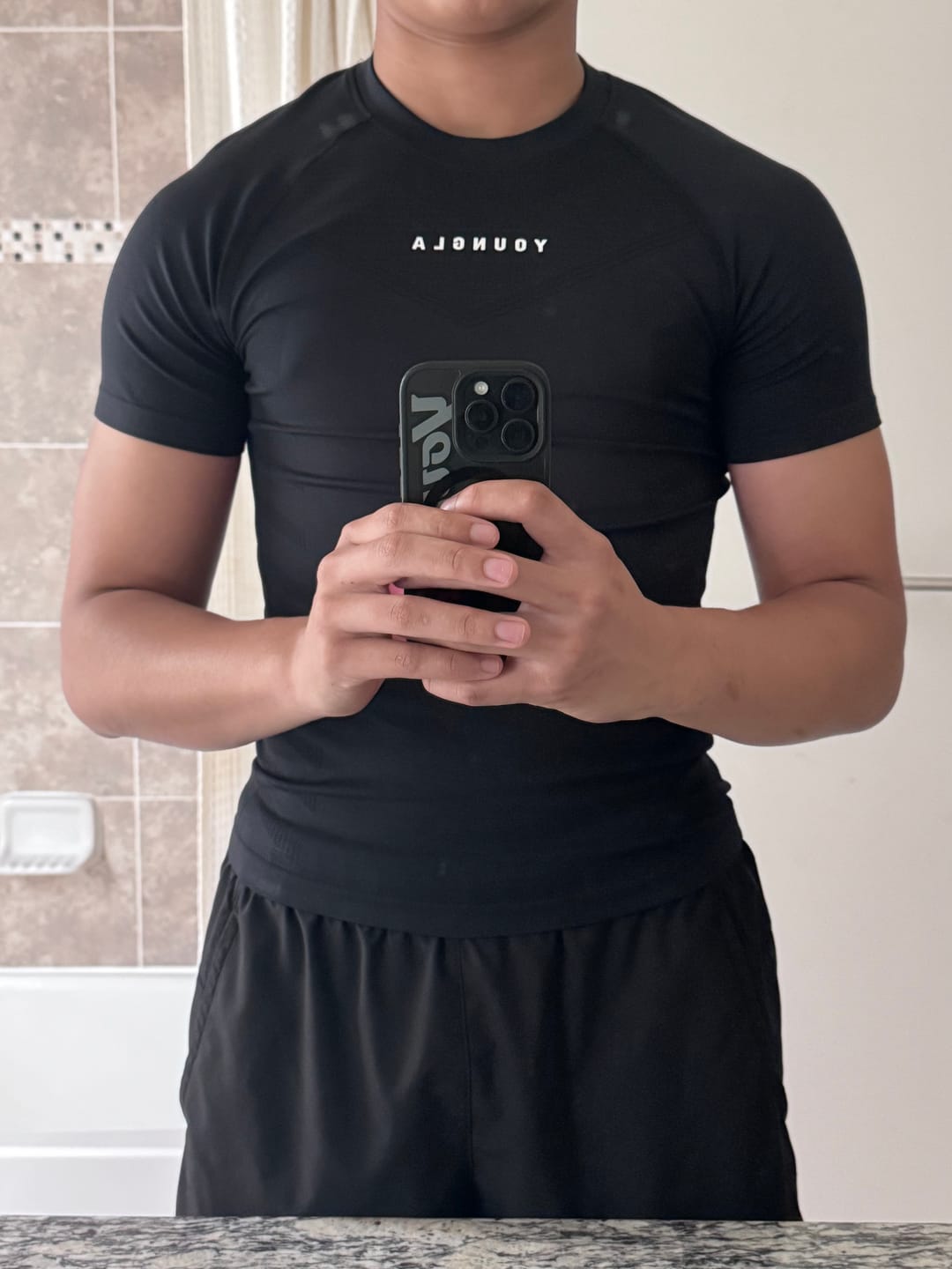 Customer photo review of 475 SuperVillain Compression Tees
