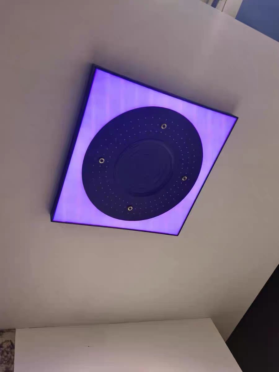 Customer photo review of 6080 Hidden Ceiling Recessed Wall - Mounted Massage Shower Set