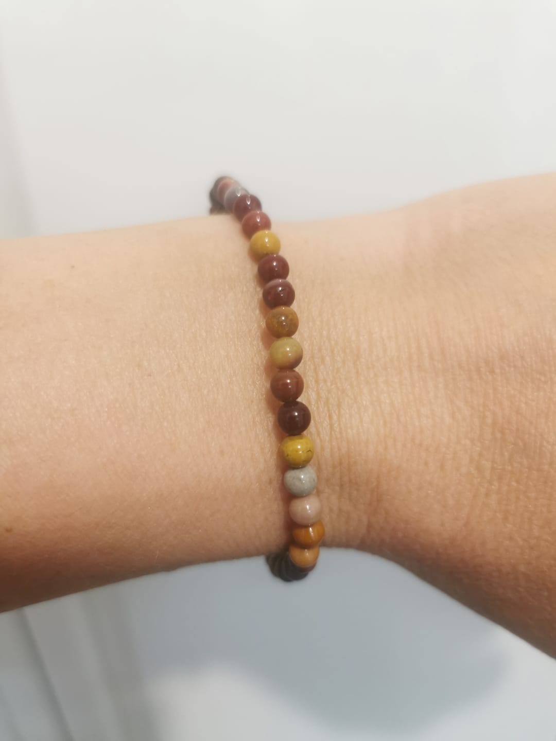 Customer photo review of Bracelet Fin en Pierres Naturelles de 4mm