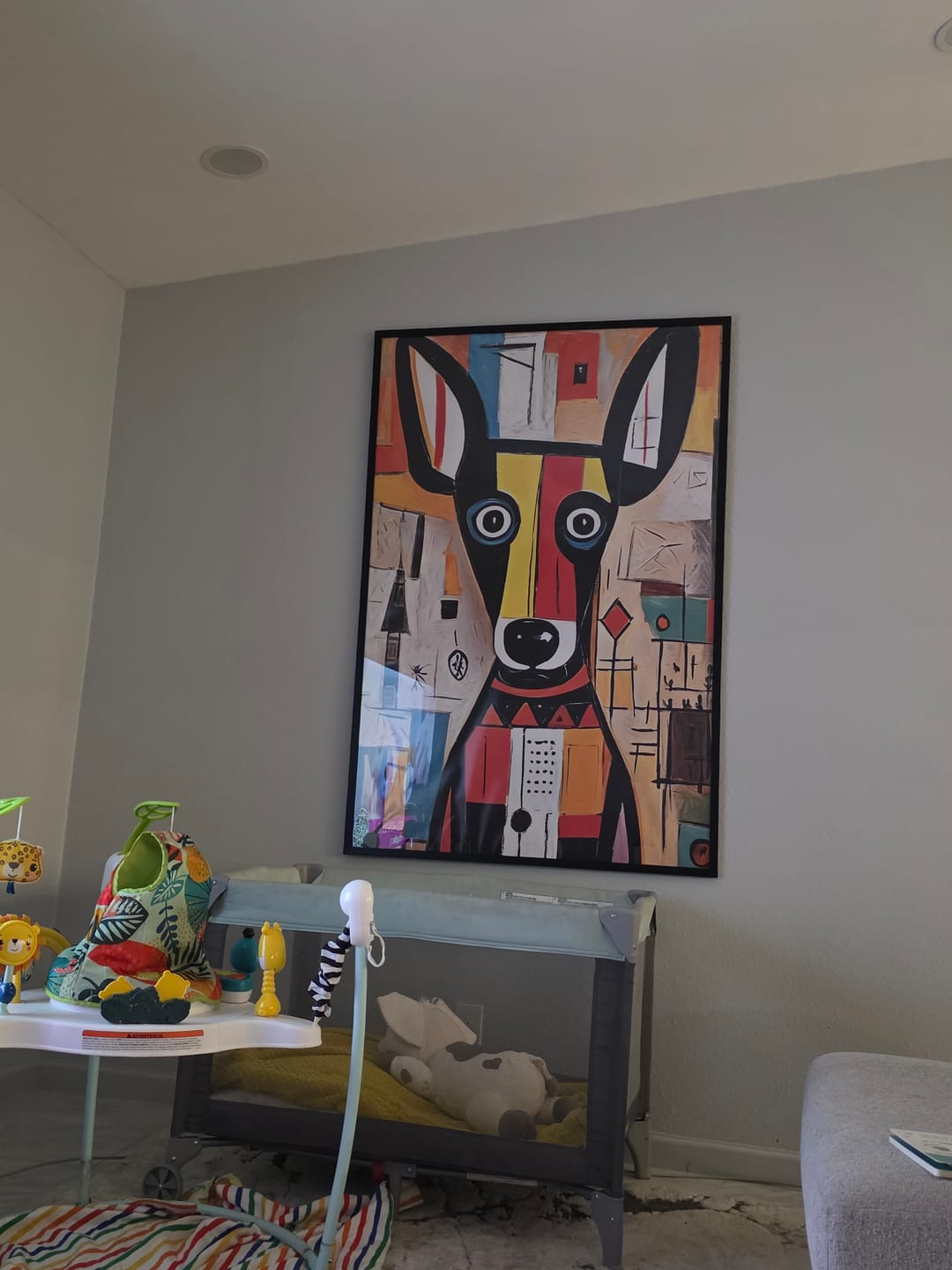 Customer photo review of The Picasso Dog