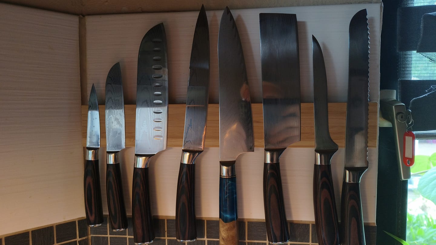 Customer photo review of Asiatisches Messerset Premium 8-teilig