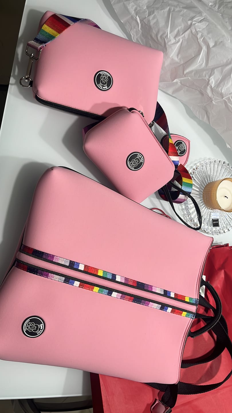 Customer photo review of TRIO | Zainetto + Pochette + Trousse