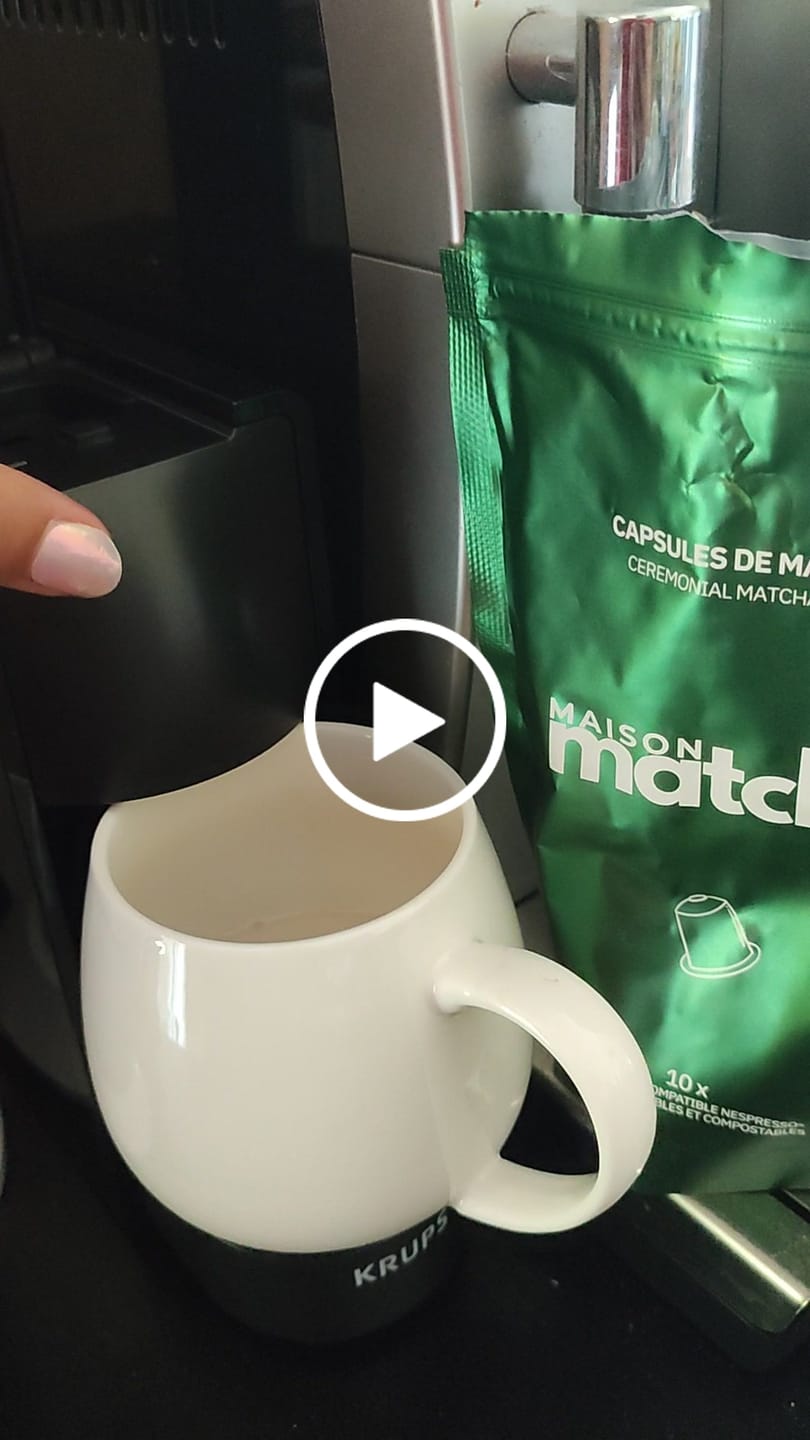 Customer video review of Capsules Matcha compatibles Nespresso®
