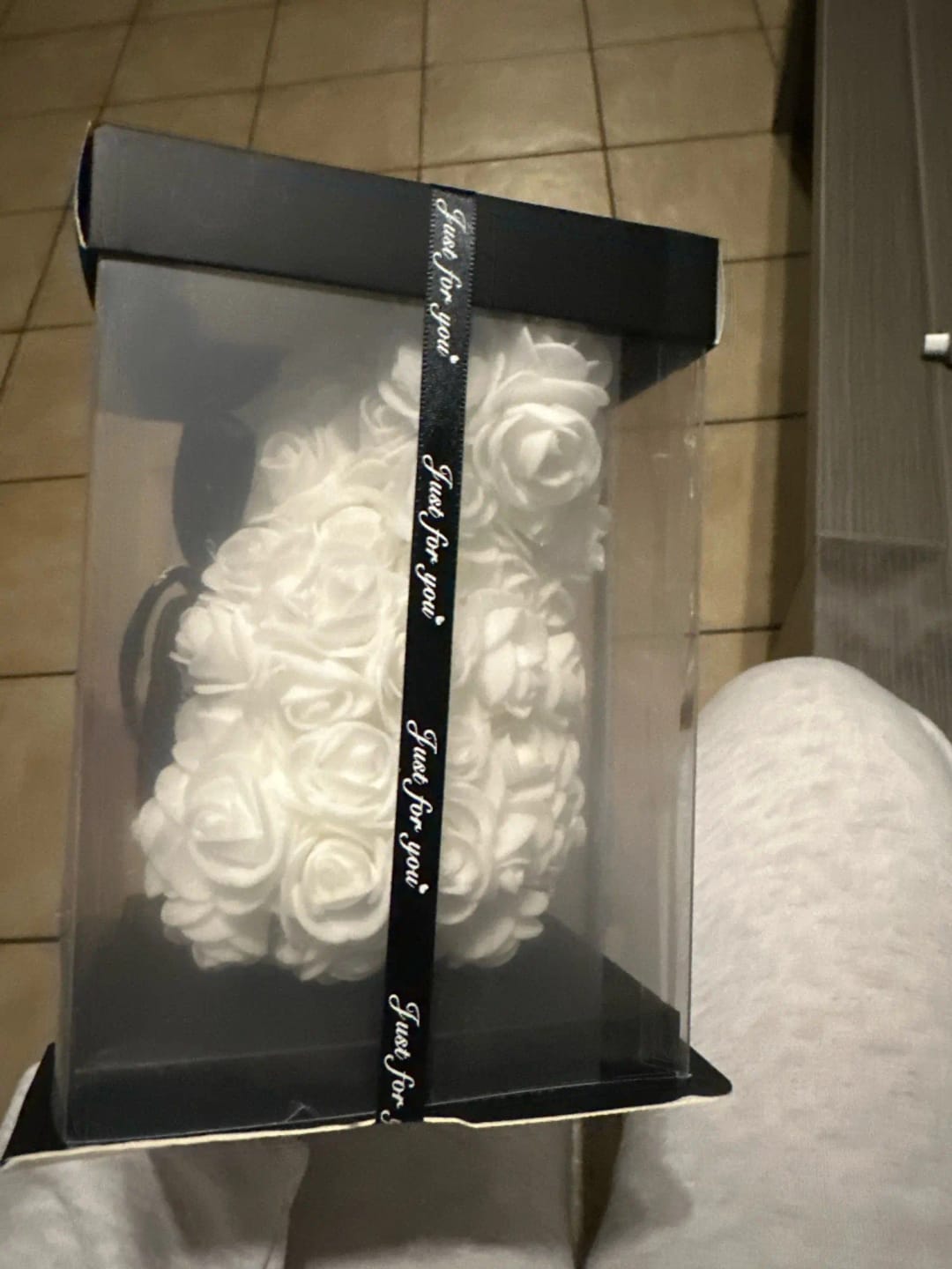 Customer photo review of (*Spring Sale*) Luxury Rose Bear With Gift Box 20cm