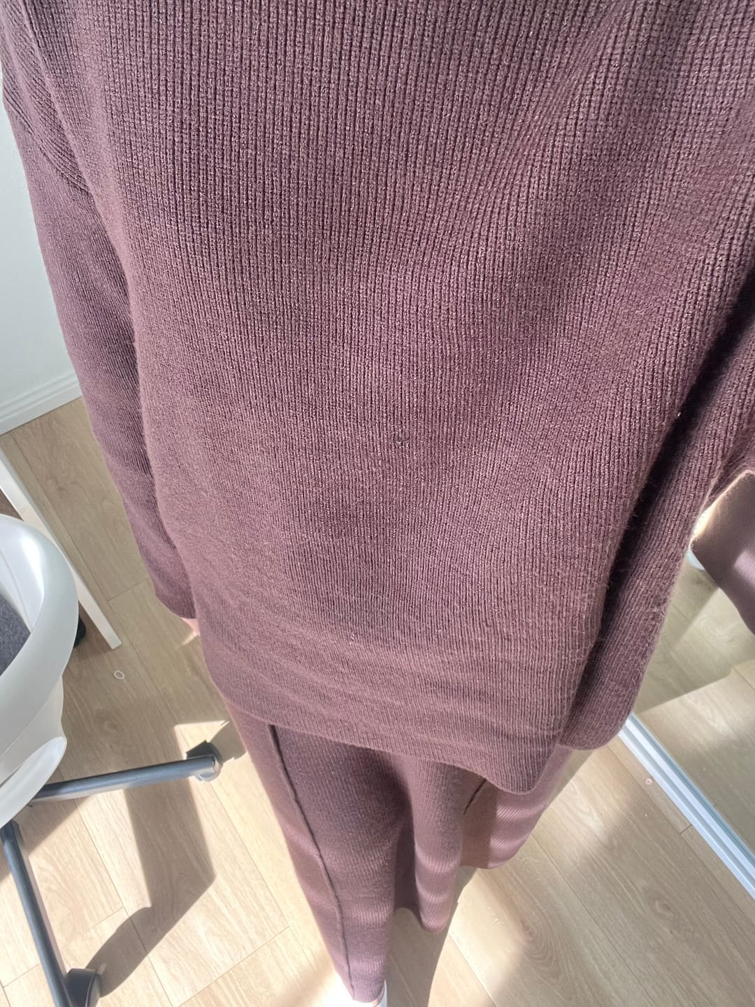 Customer photo review of Turtle Neck Knit Set