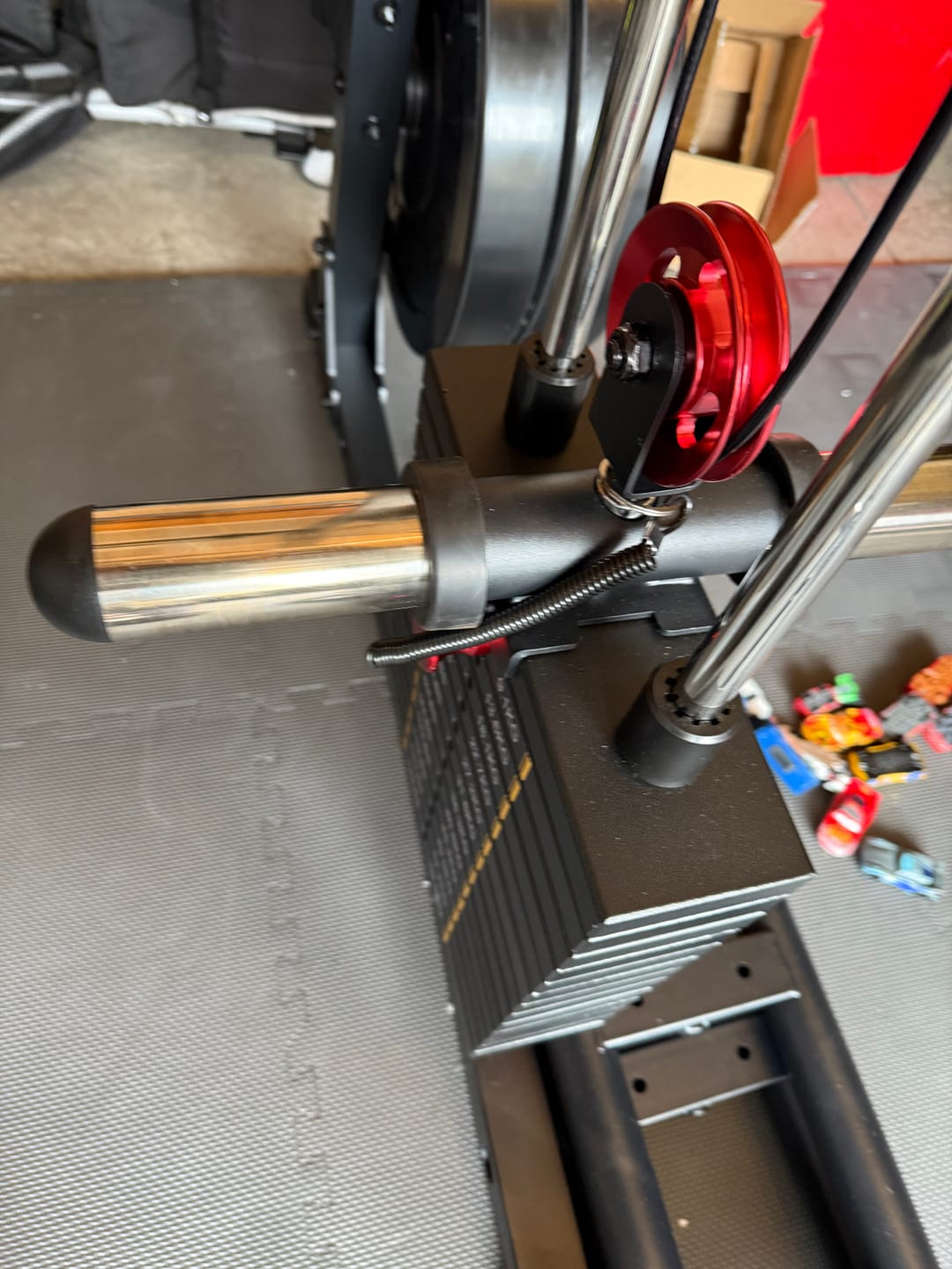 Customer photo review of M4-2.0 Elite All-In-One Workout Smith Gym Machine with Dual Weight Stacks (UPGRADED)