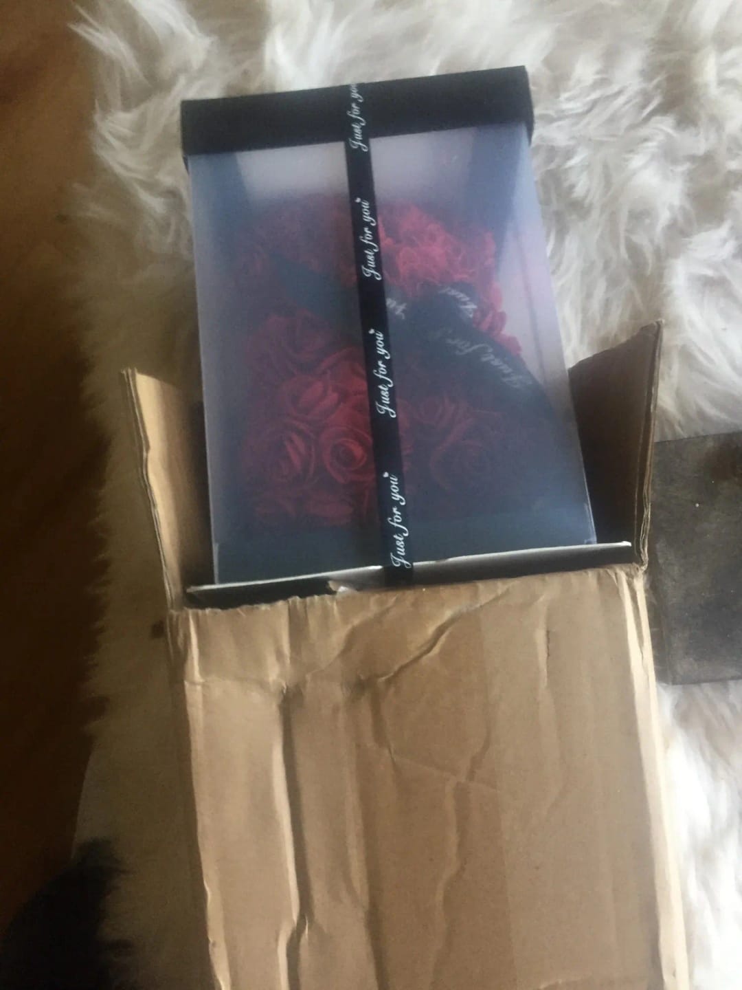 Customer photo review of (*Spring Sale*) Luxury Rose Bear With Gift Box 20cm