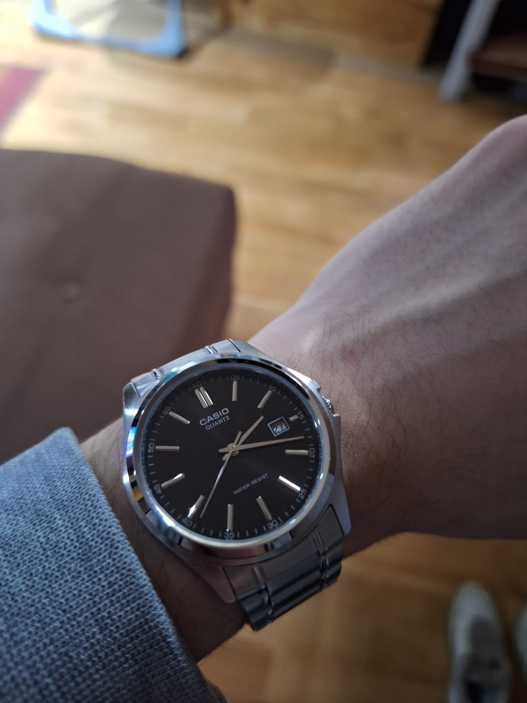 Customer photo review of Reloj Casio Análogo MTP-1183A-1A Negro Acero Inoxidable