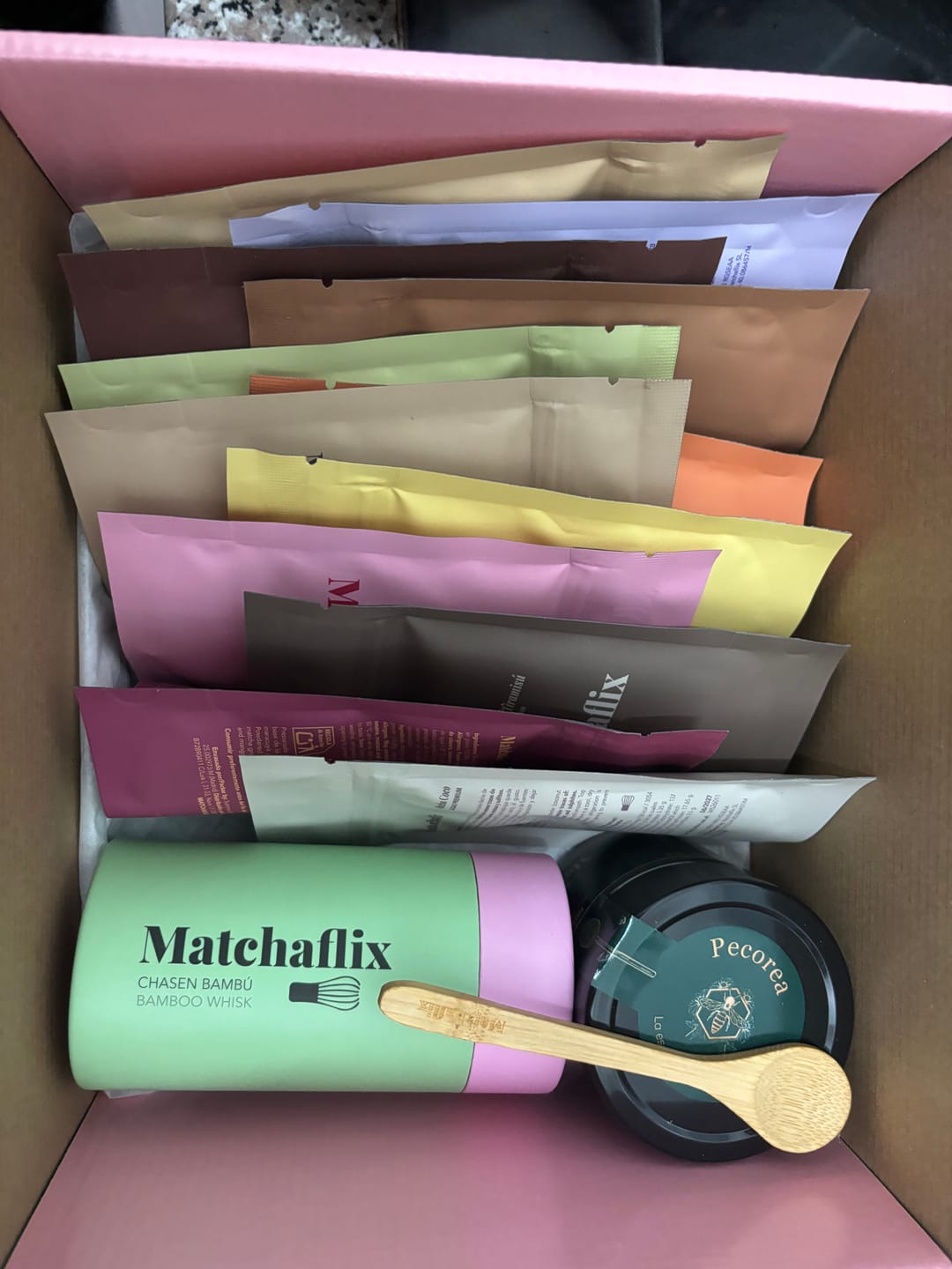 Customer photo review of Pack Té Matcha Sabores Premium 100% Degustación