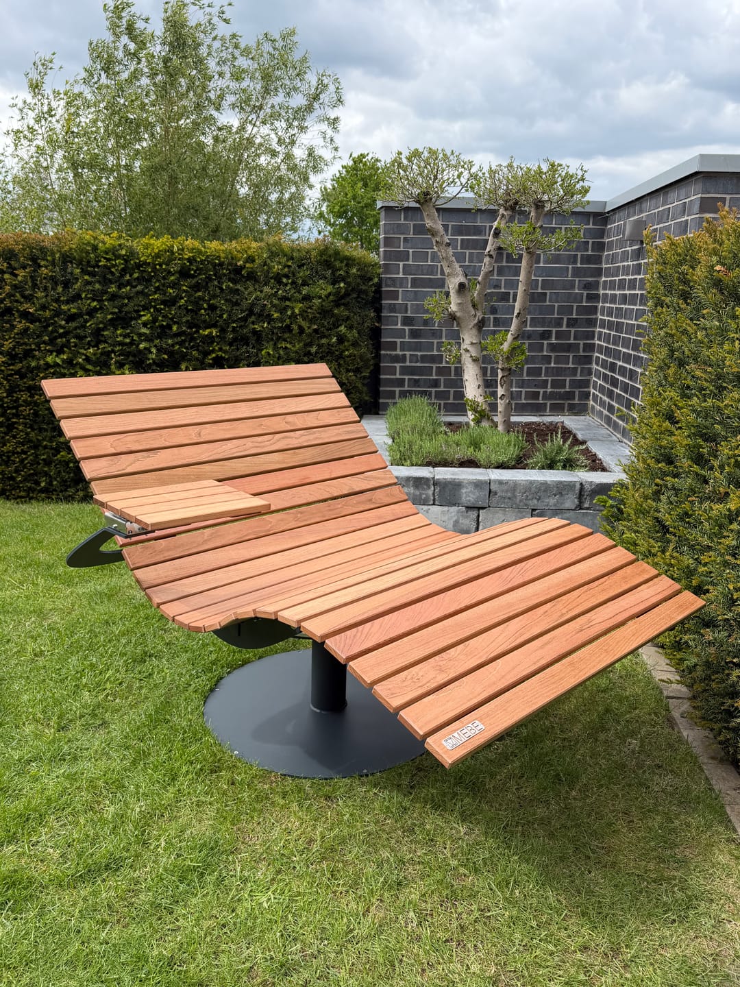 Customer photo review of MEBE Wave Lounge - drehbare Gartenliege für 2 Personen