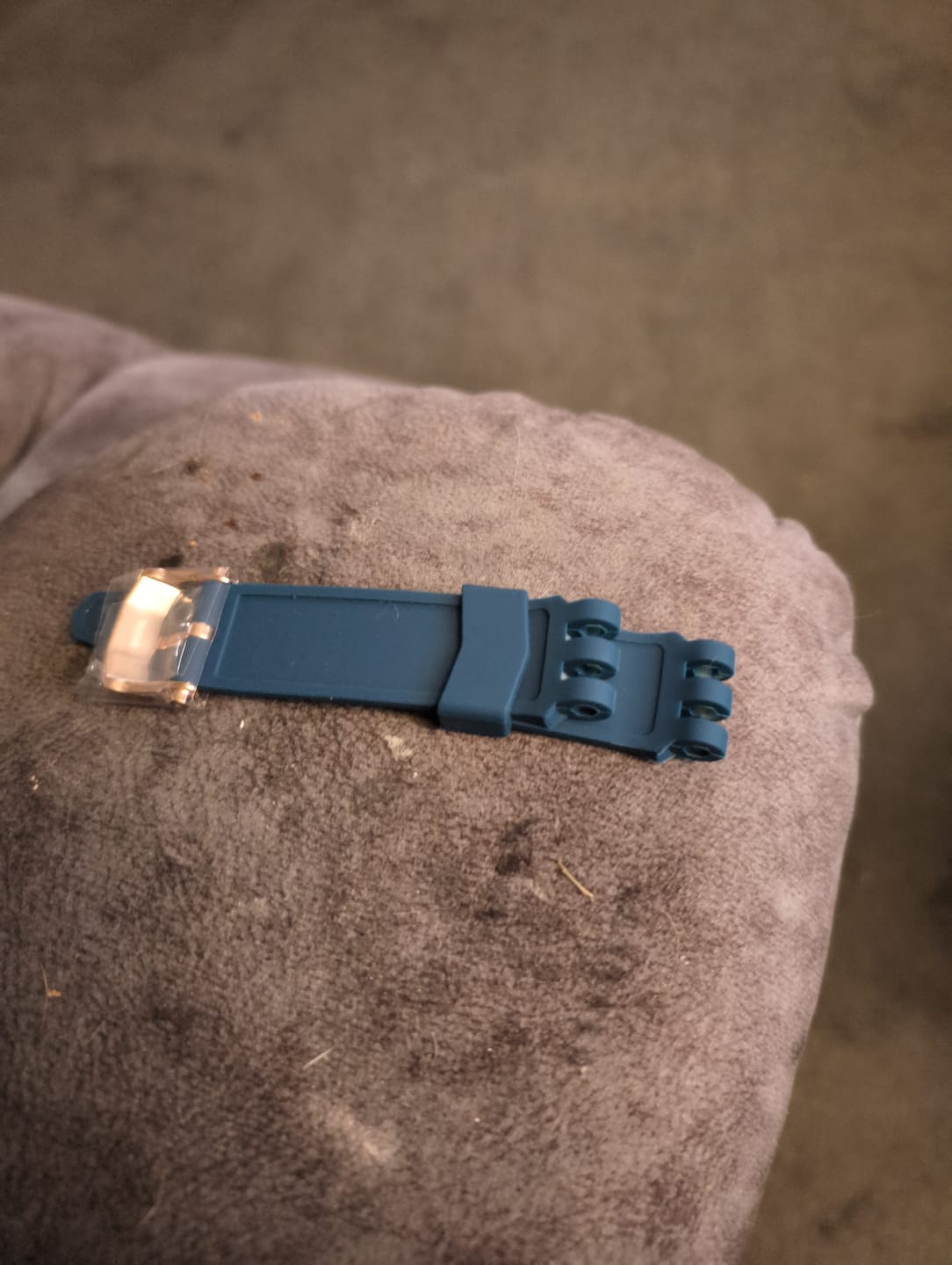 Customer photo review of ENERGIA PETROL BLUE SILICONE STRAP 26MM - RSG BUCKLE