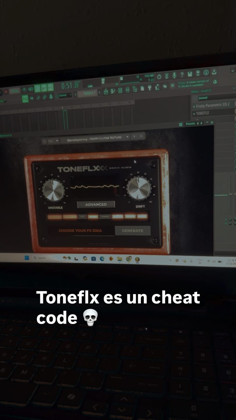 Customer photo review of TONEFLX PLUGIN + ARTIST SERIES V.001 EXPANSION
