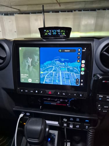 Customer photo of the 9" MK4 headunit fitted