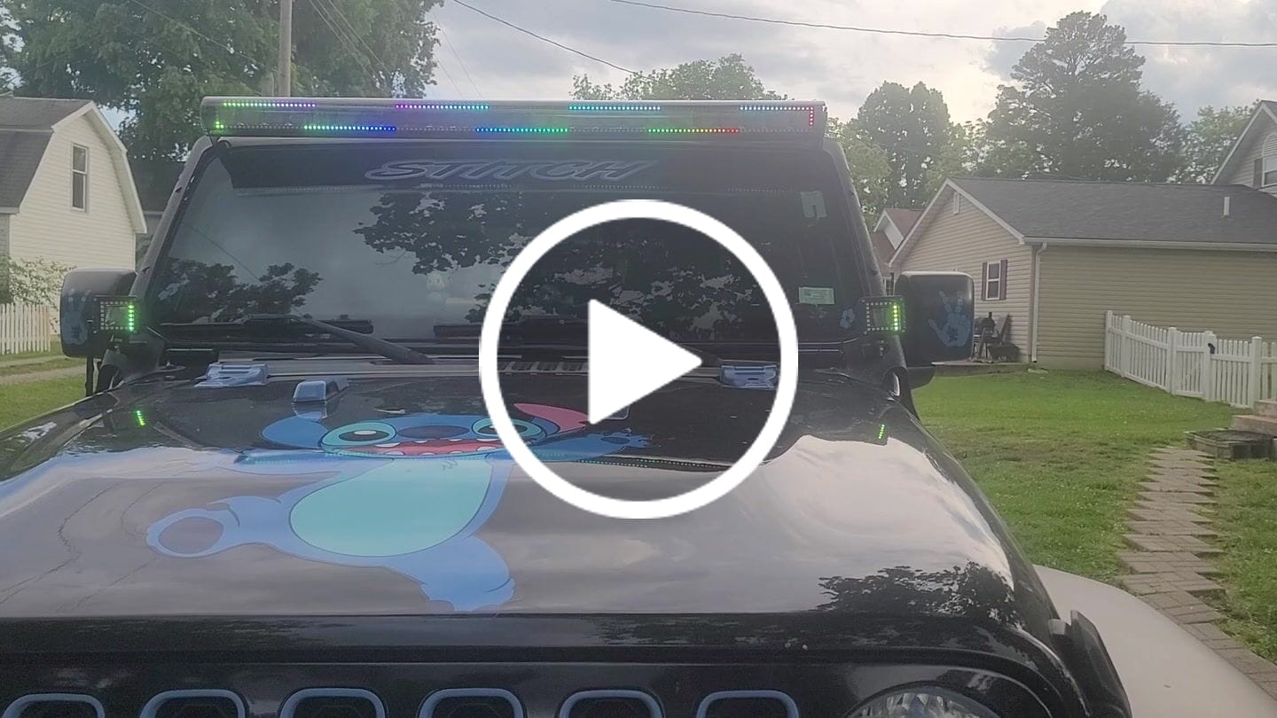 Customer video review of Light Bar Cover | Dual Row 52"